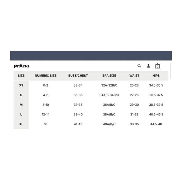 NWT Prana Willow Falls Reversible Top in Waves - Size: XL - Picture 8 of 9